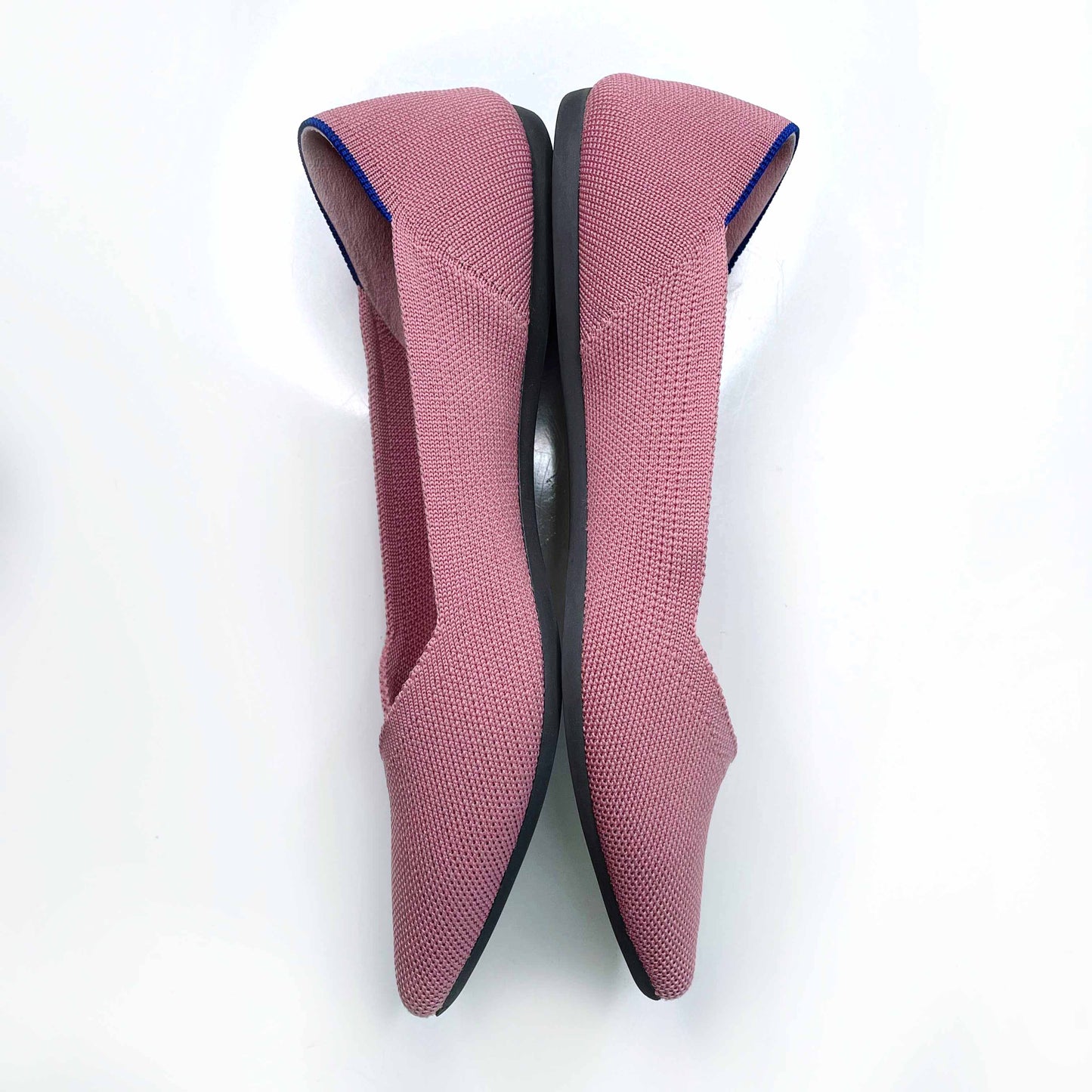 rothy's the point flat shoes in rosebud - size 8.5