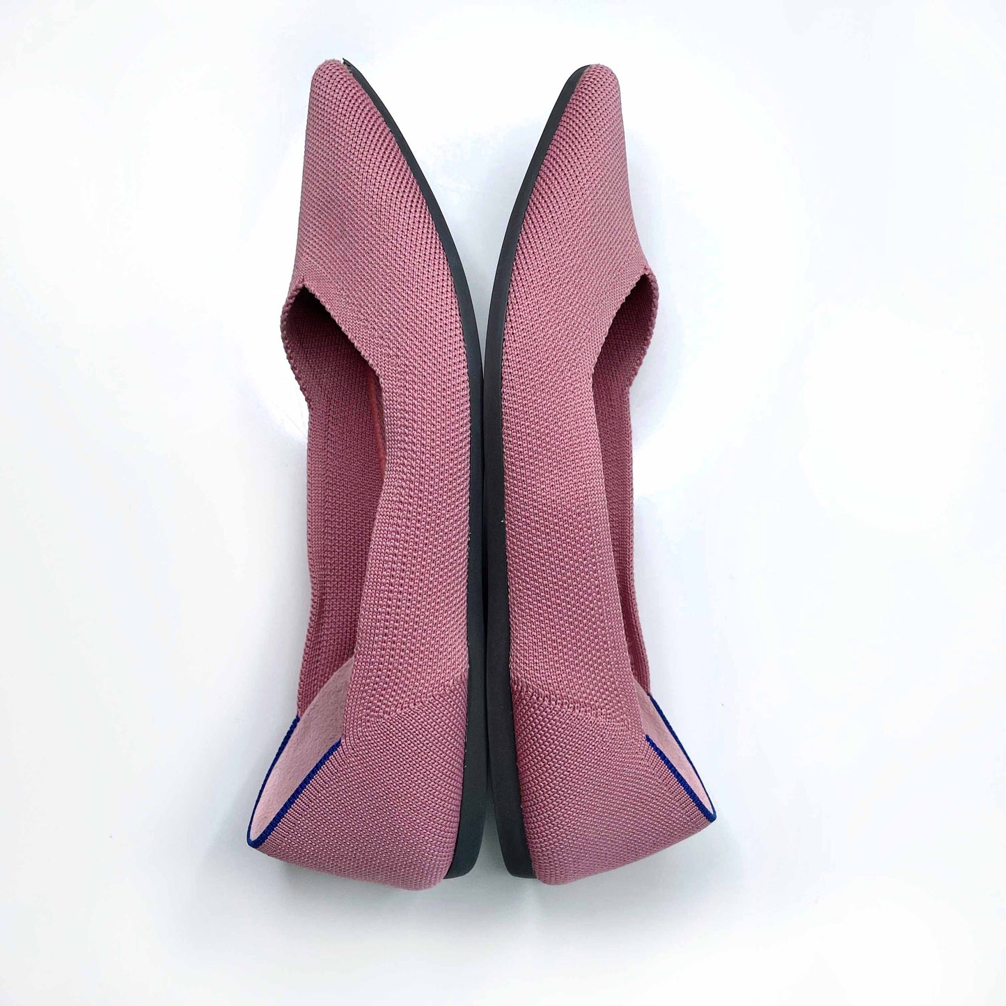 rothy's the point flat shoes in rosebud - size 8.5