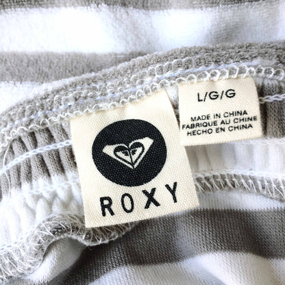 Roxy Terry Striped Romper - size Large