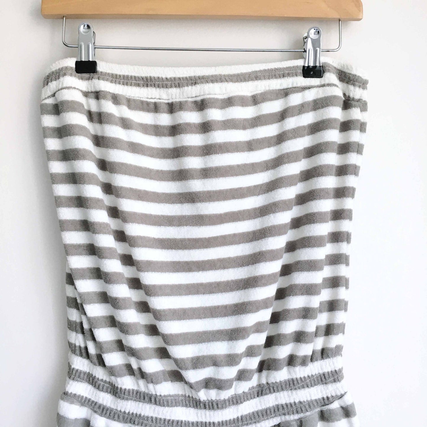 Roxy Terry Striped Romper - size Large