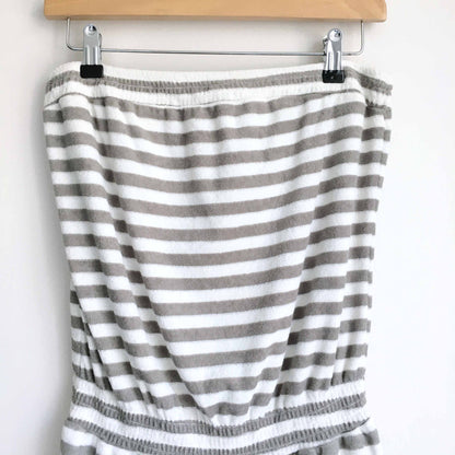 Roxy Terry Striped Romper - size Large
