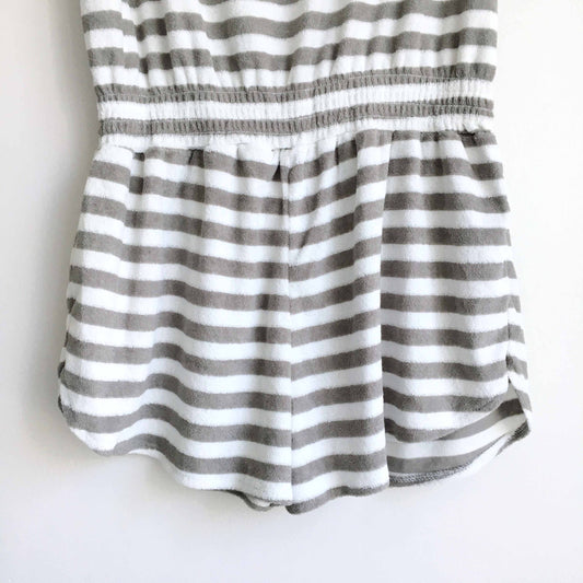 Roxy Terry Striped Romper - size Large