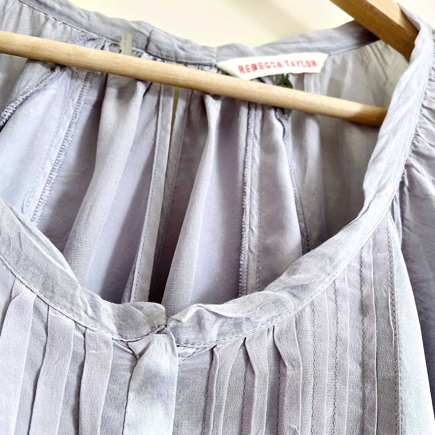 Rebecca Taylor lilac silk dolman blouse - size 2