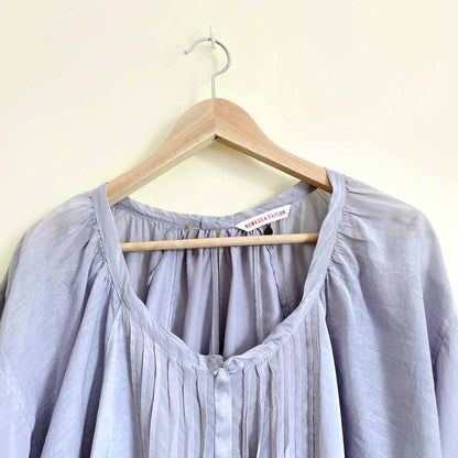 Rebecca Taylor lilac silk dolman blouse - size 2