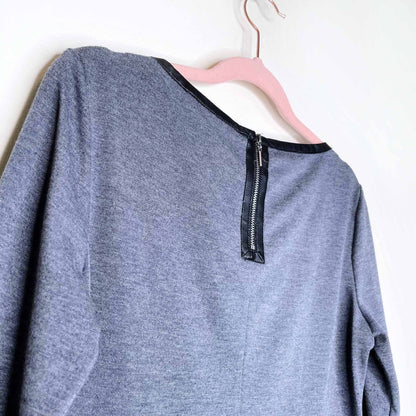 rebecca taylor long sleeve shirt with peplum hem - size xs