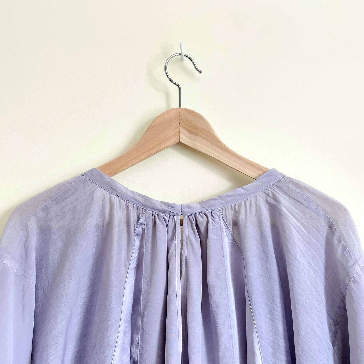 Rebecca Taylor lilac silk dolman blouse - size 2
