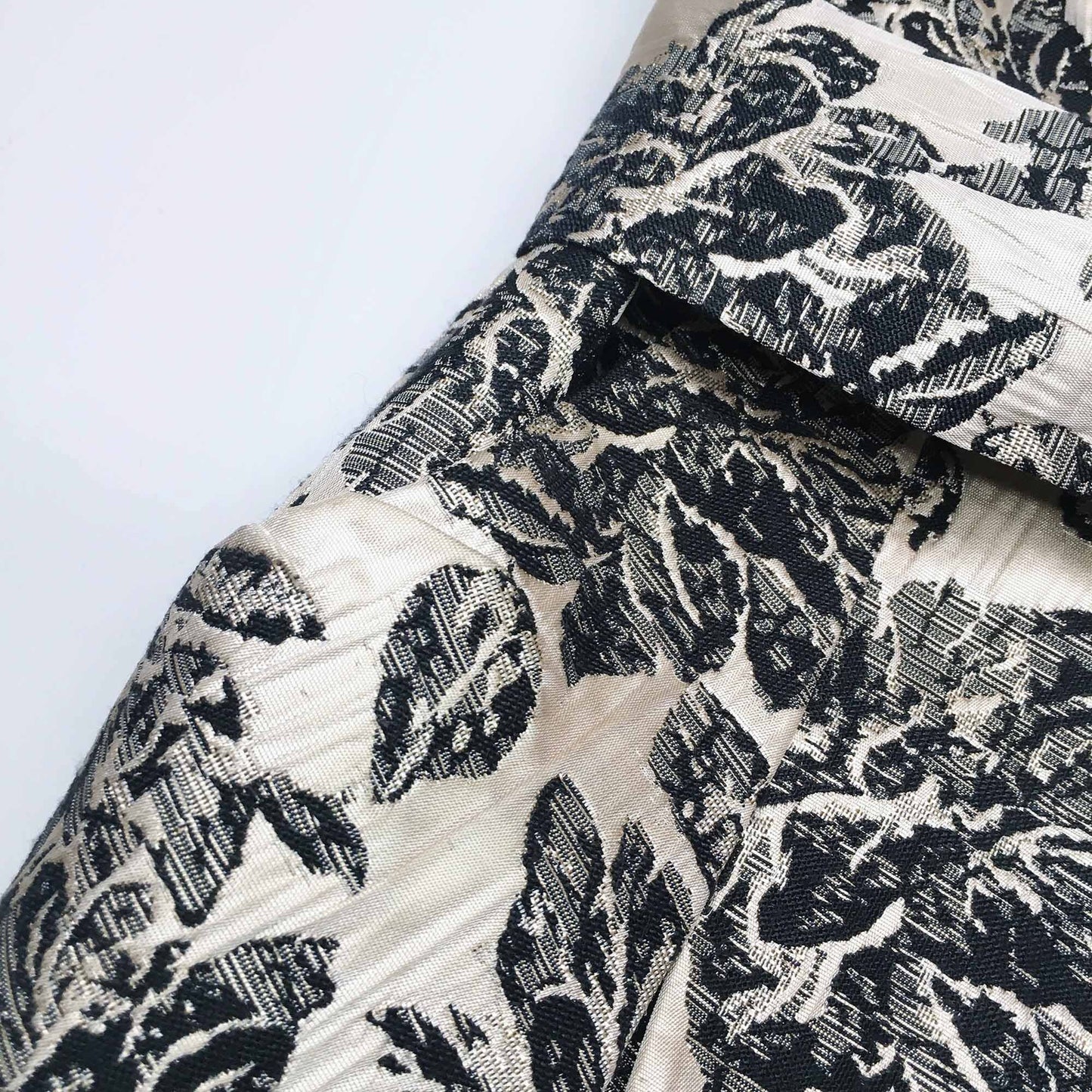 rubber ducky gold brocade strapless cocktail dress - size medium