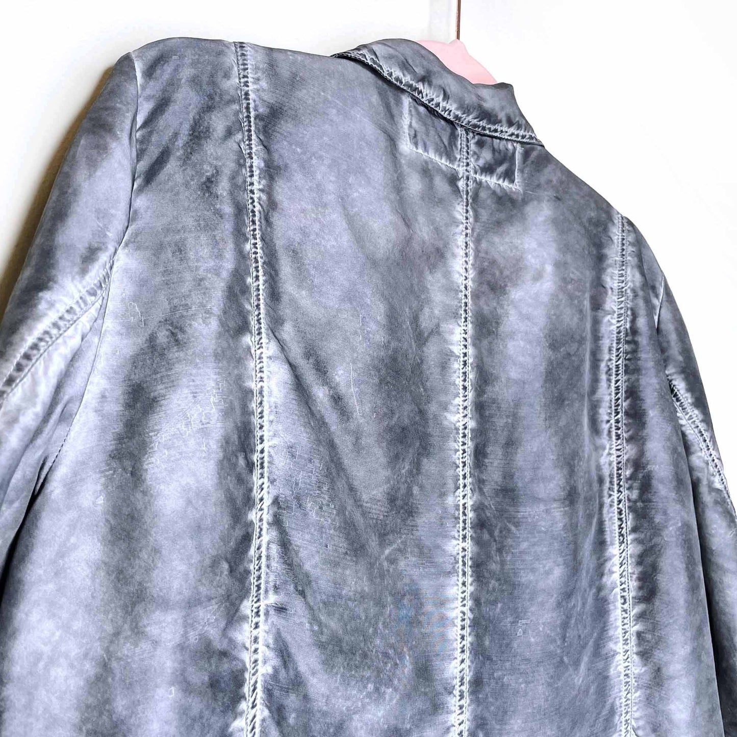 rundholz dip silk layered garment dyed jacket - size large
