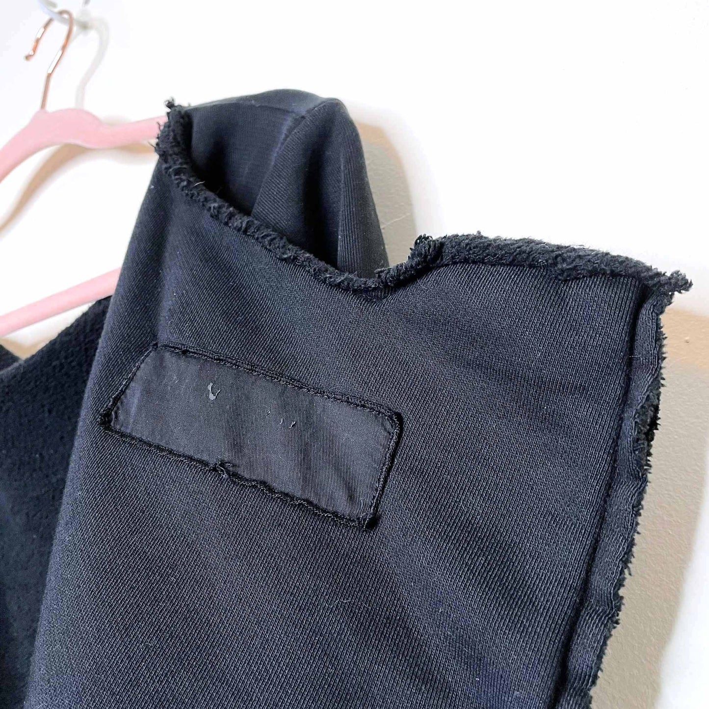 rundholz deconstructed sweatshirt jacket - size large