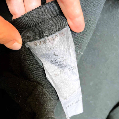 rundholz deconstructed sweatshirt jacket - size large