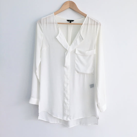 RWCO White High Low Blouse - size xs