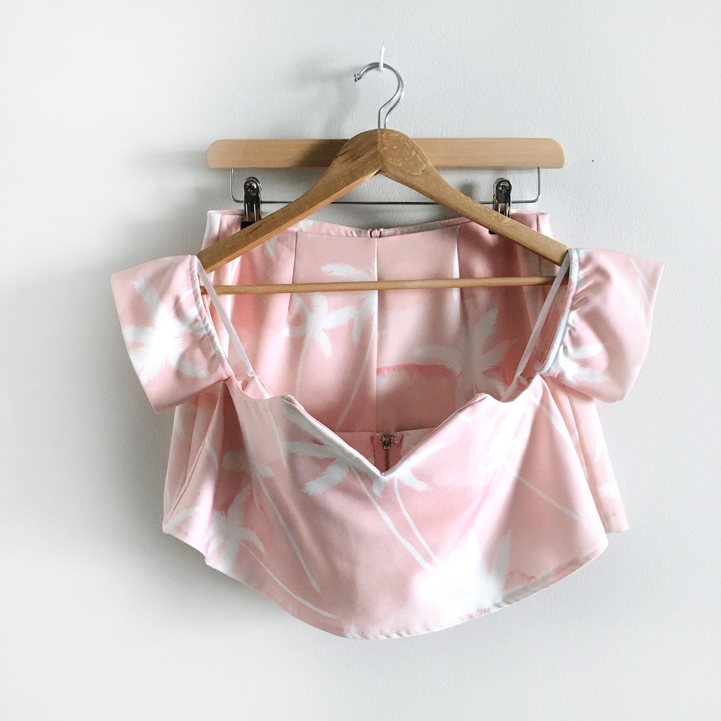 Sabo Skirt Pink Palm Tree Set - size Small