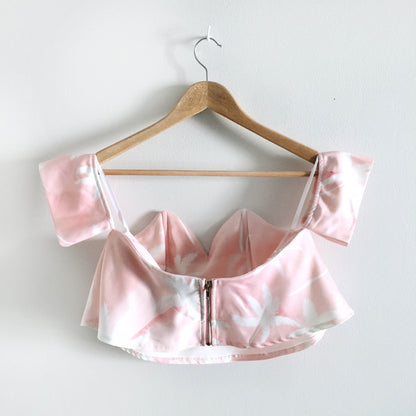 Sabo Skirt Pink Palm Tree Set - size Small