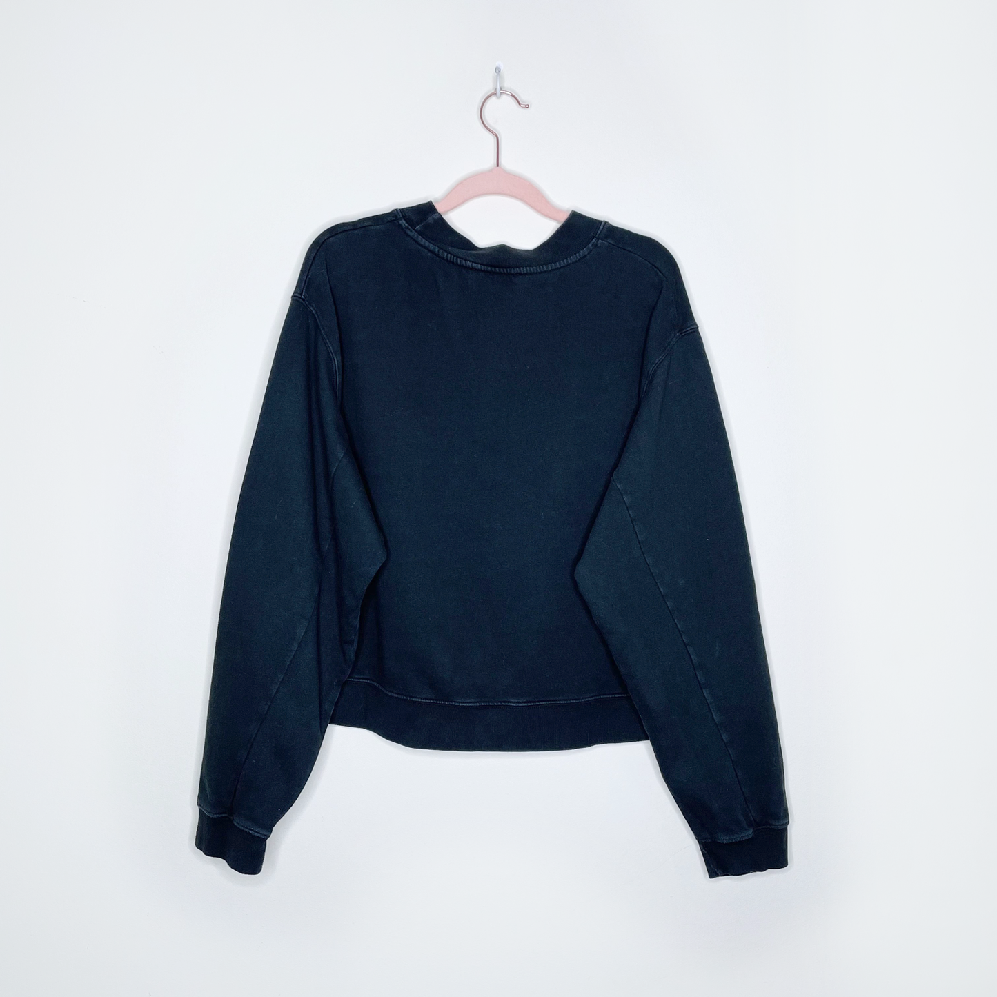 all saints lovers tie hummingbirds graphic boxy sweatshirt - size medium