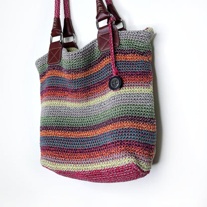 the sak crochet boho tote bag