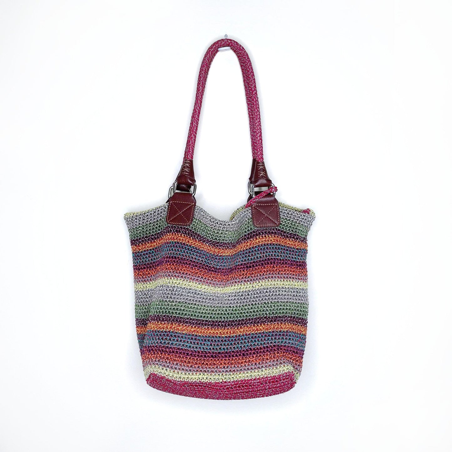 the sak crochet boho tote bag