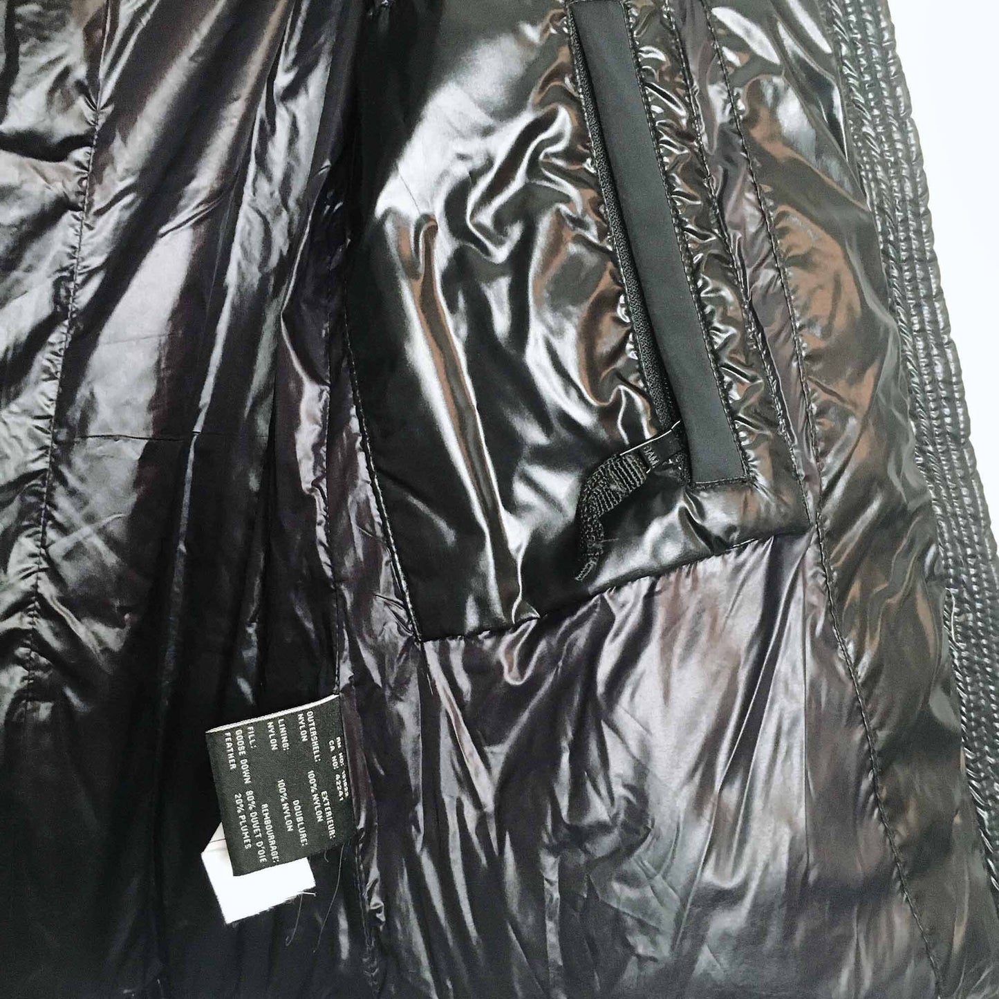 SAM. black freestyle down puffer jacket - size Small