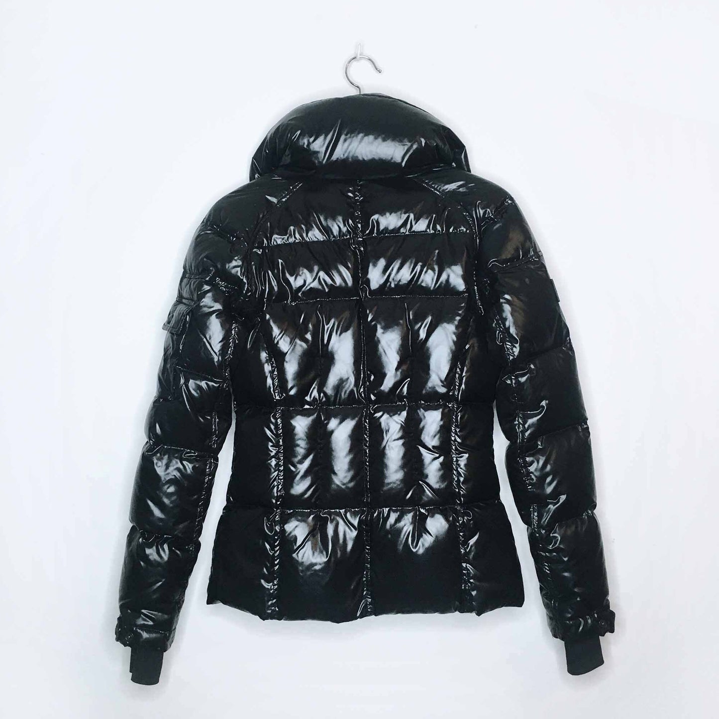 SAM. black freestyle down puffer jacket - size Small