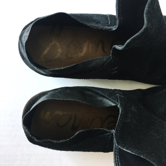 Sam Edelman black suede bootie - size 8.5