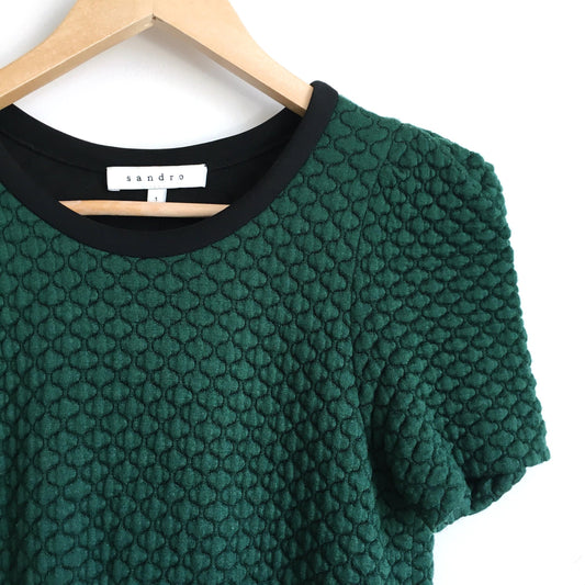 Sandro Paris Radicale quilted sheath dress - size 1