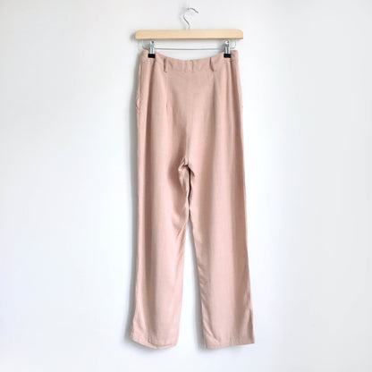 NWT Sans Souci high waist button pleat front pant - size Small