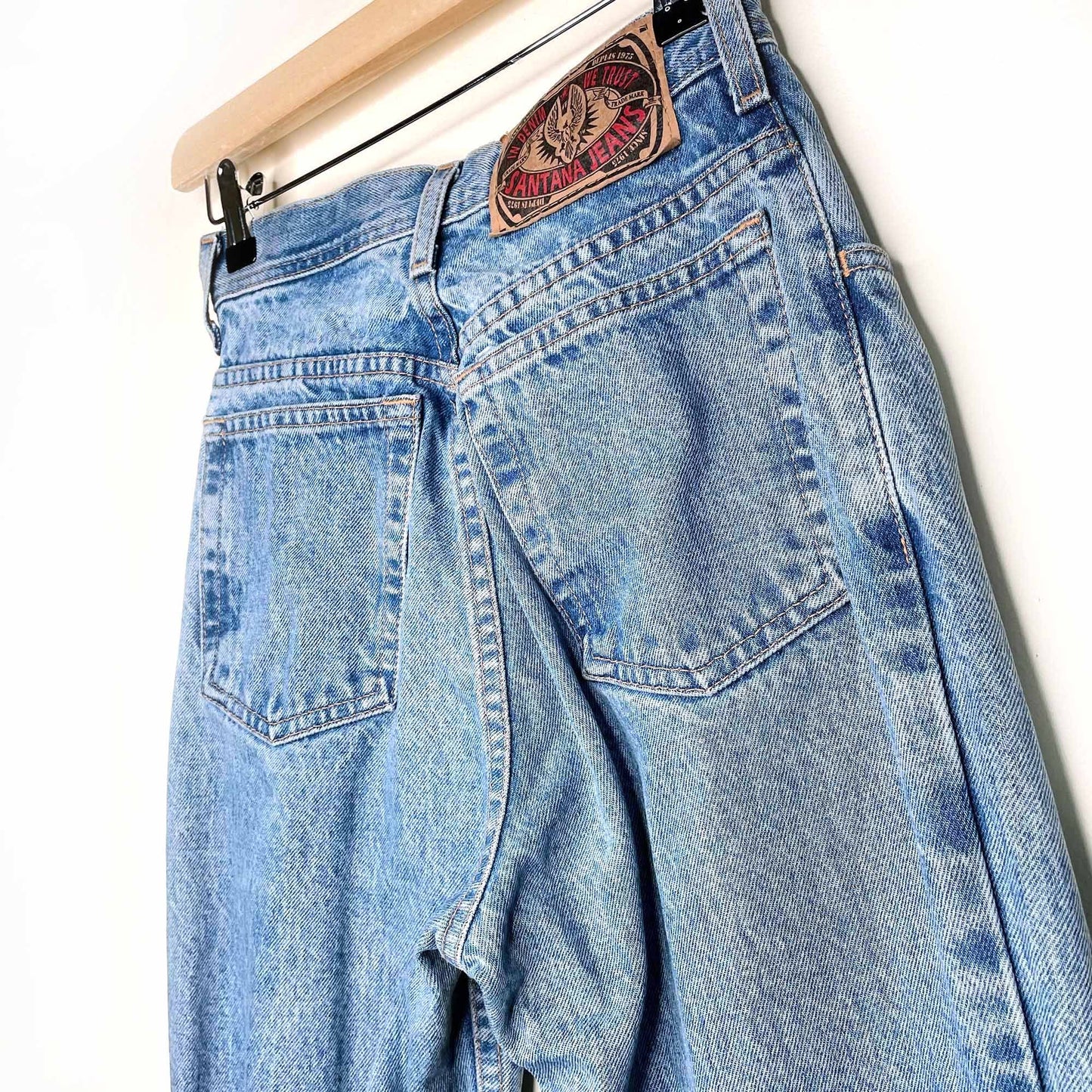 vintage santana parasuco slim high rise jeans - size 27 (25)