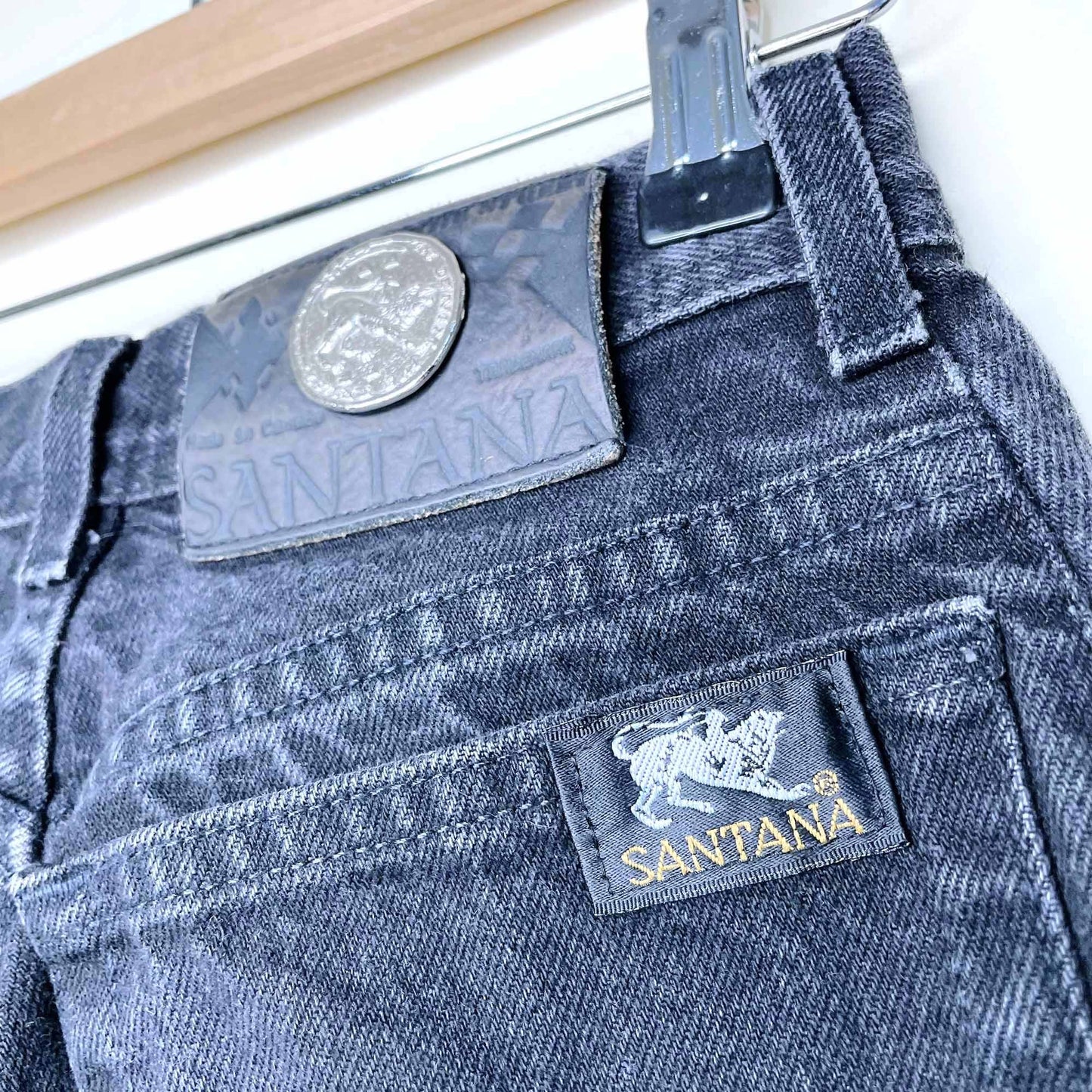 vintage santana parasuco slim high rise jeans - size 28 (24)