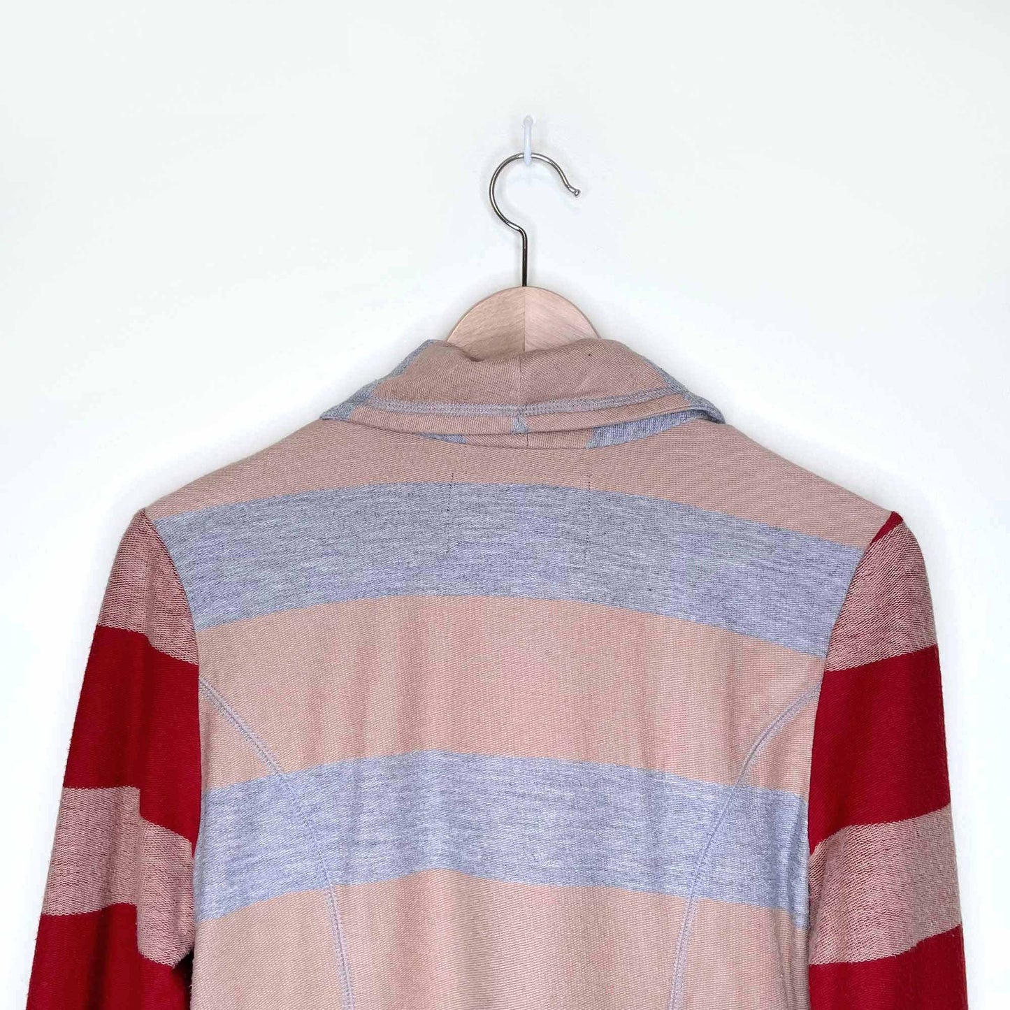 saturday sunday striped jersey blazer - size small