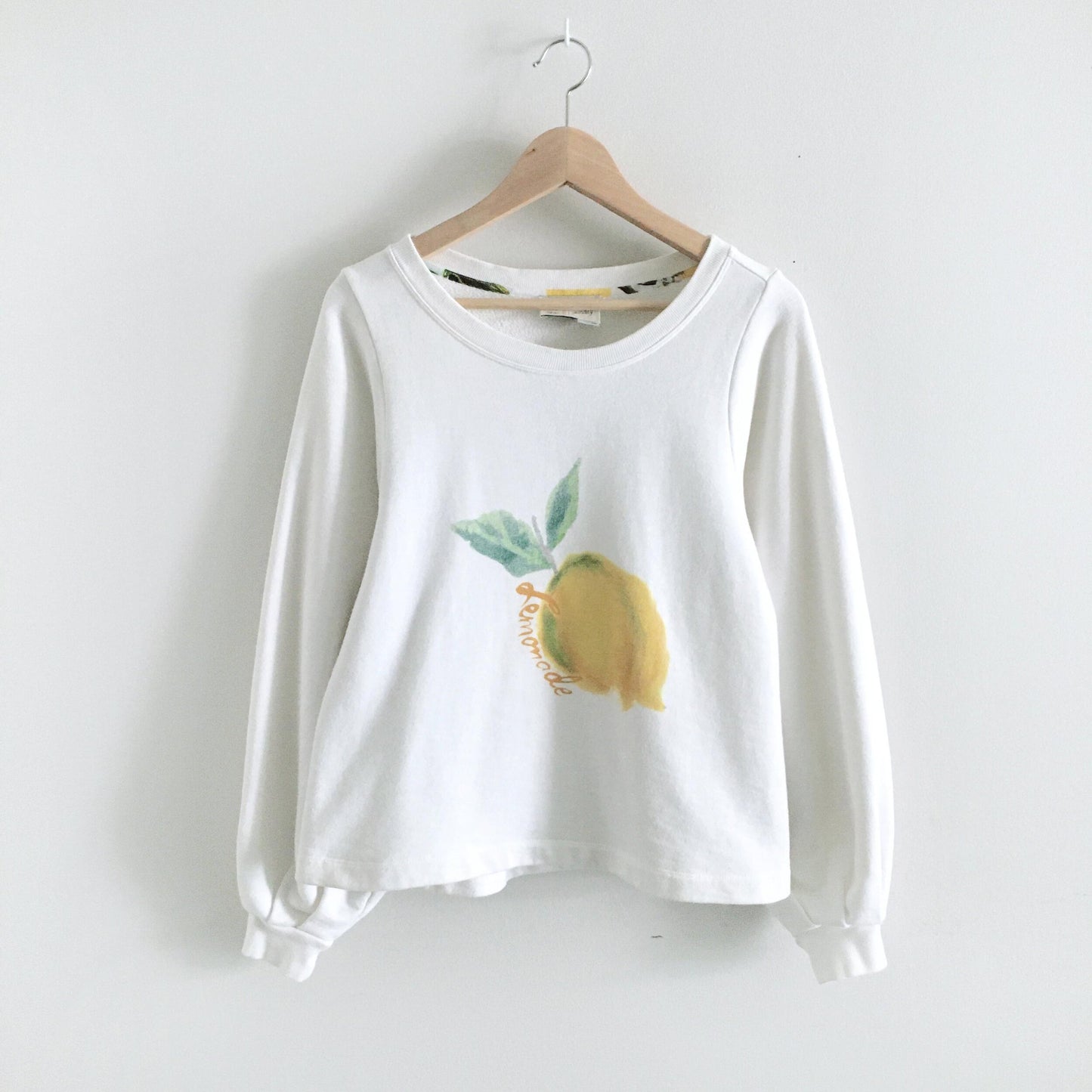 Saturday Sunday Reveries Lemonade Sweatshirt - size xs