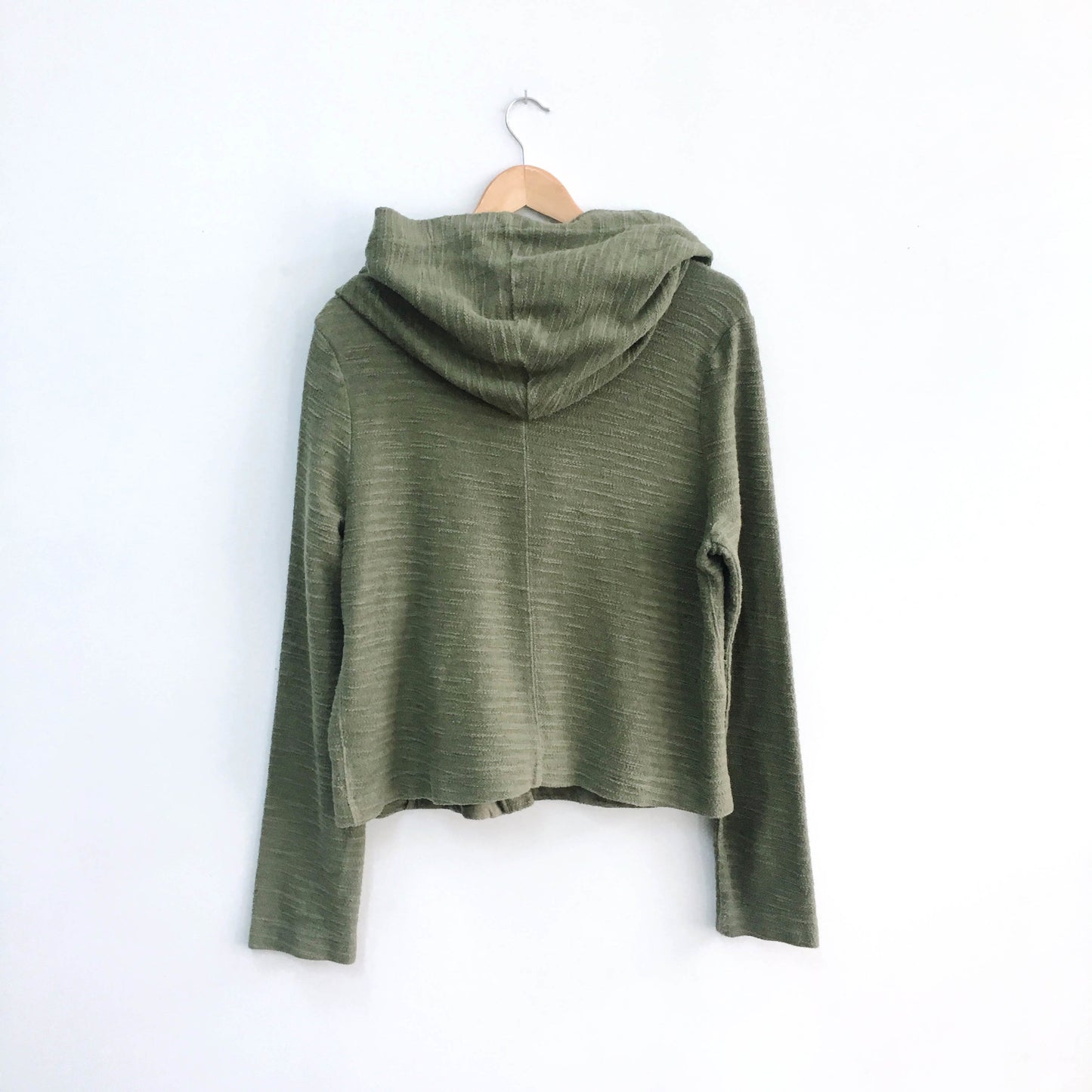Saturday Sunday Hooded Zip Moto Jacket - size Large