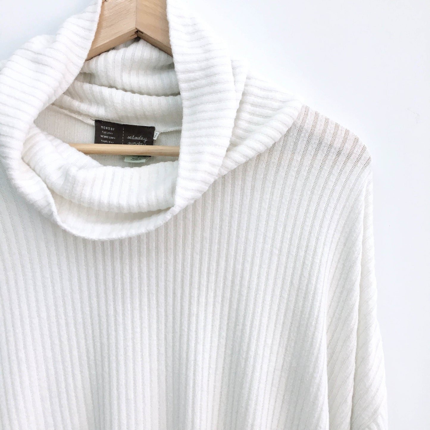 Saturday Sunday Cowl Neck Pullover - size xs