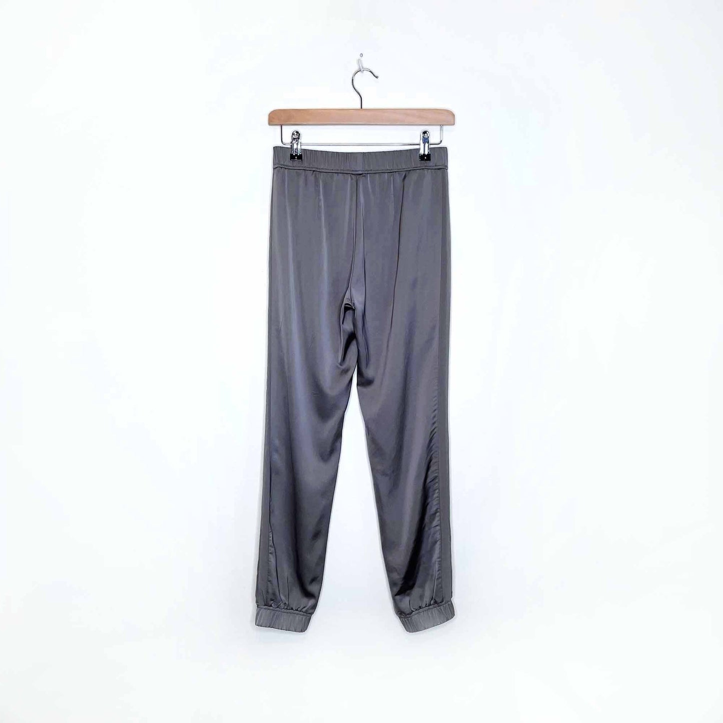raffaello rossi satin joggers - size xs/sm