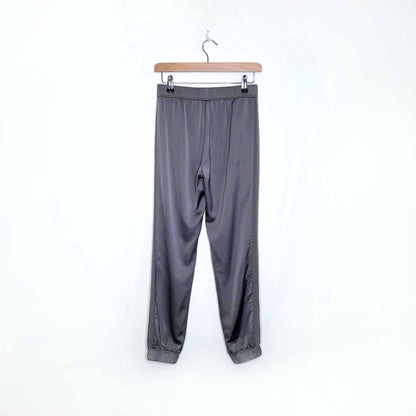 raffaello rossi satin joggers - size xs/sm