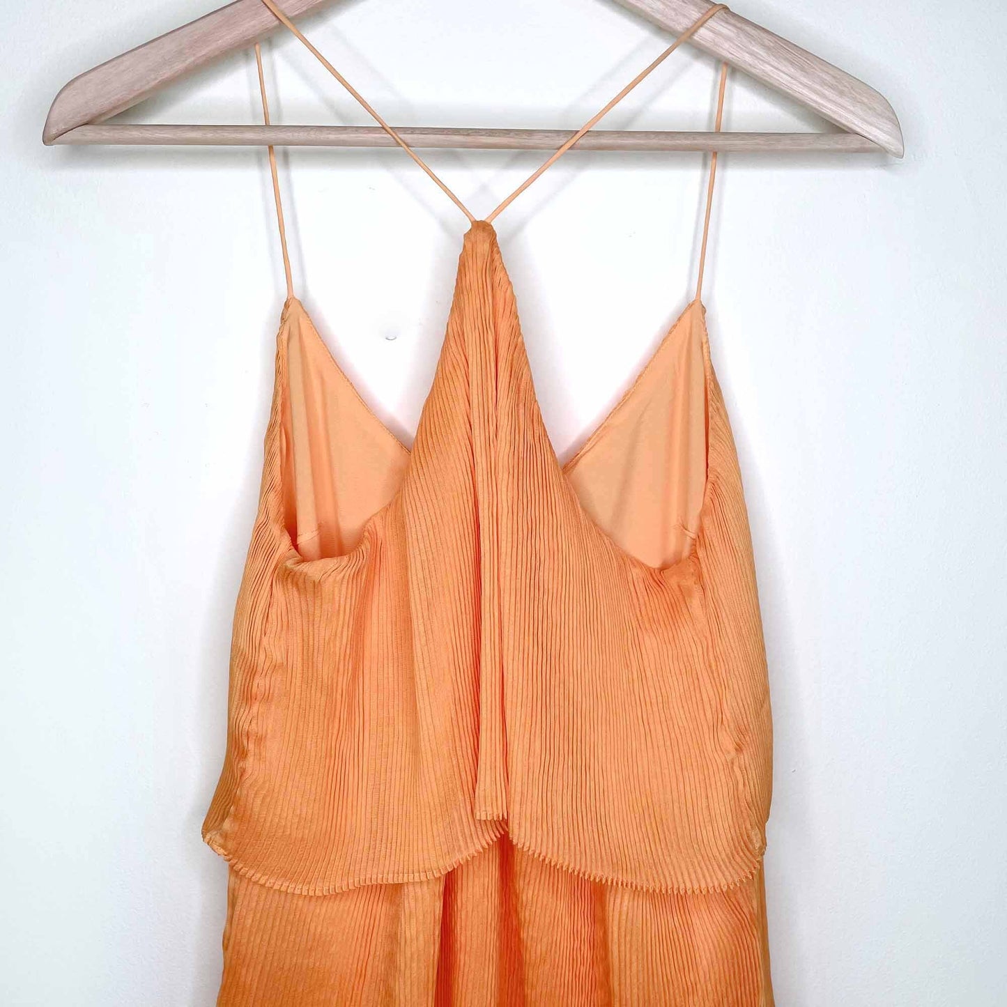 NWT Saylor Say-Luela tiered mini dress in mustard - size Small