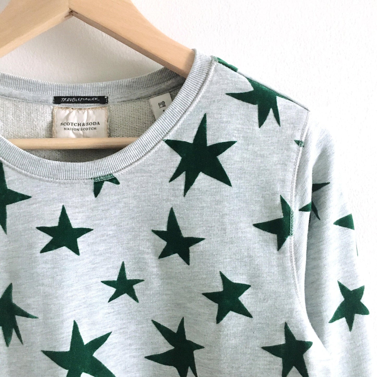 Scotch &amp; Soda flocked stars sweatshirt - size 1