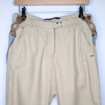 Scotch &amp; Soda linen-blend pants with suspenders - size P'tite