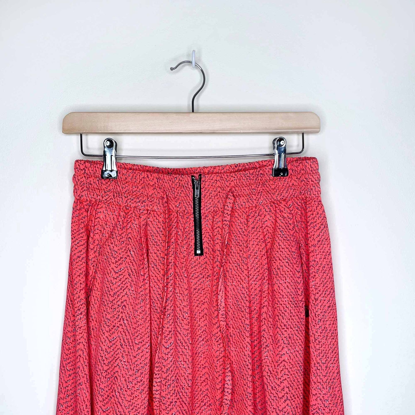 Scotch &amp; Soda pink zipper high rise midi skirt - size 1/2
