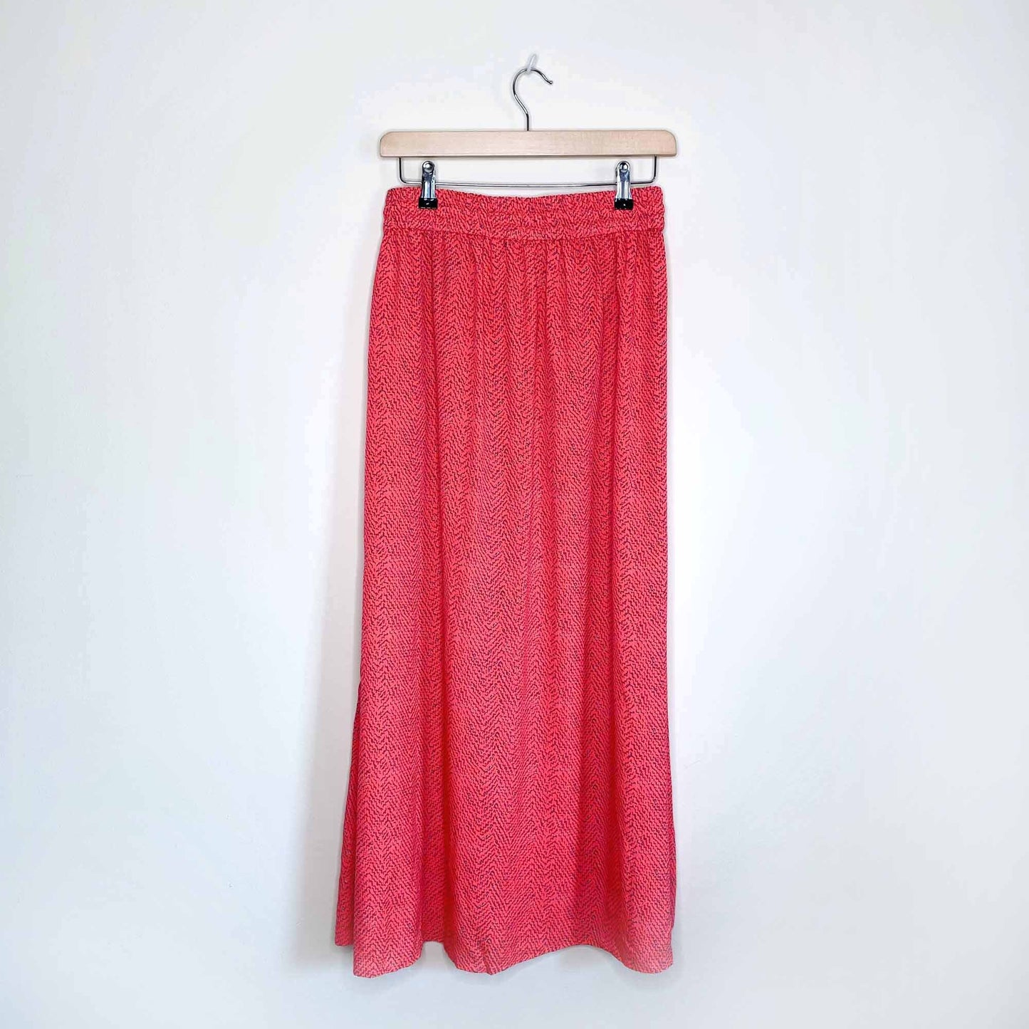 Scotch &amp; Soda pink zipper high rise midi skirt - size 1/2