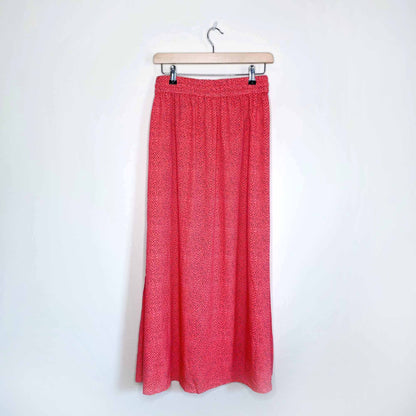 Scotch &amp; Soda pink zipper high rise midi skirt - size 1/2