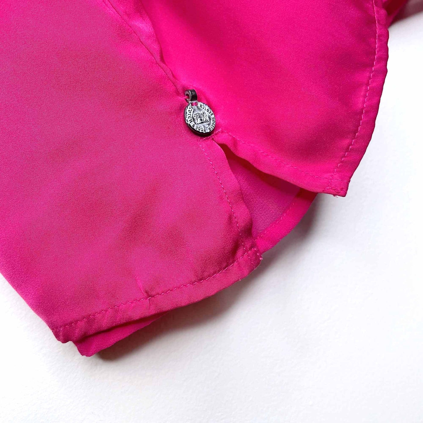 scotch & soda pink satin racerback layered tank - size 1