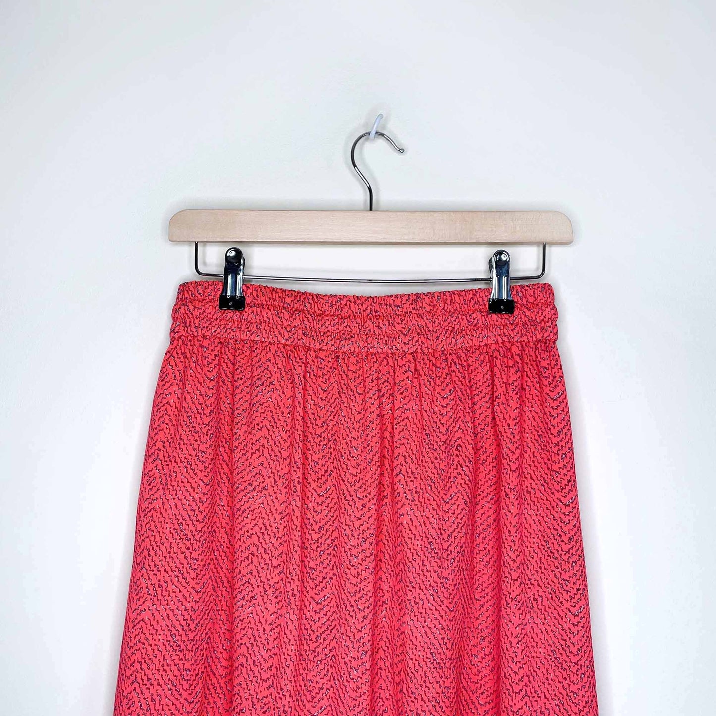 Scotch &amp; Soda pink zipper high rise midi skirt - size 1/2