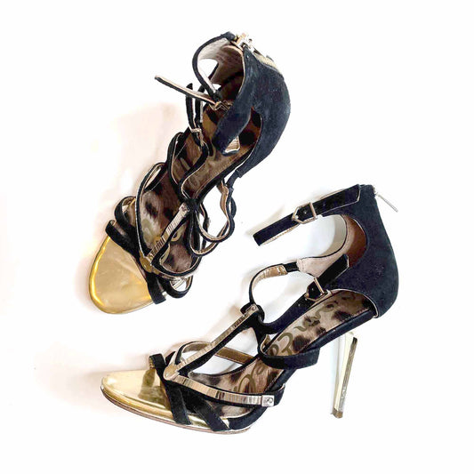 sam edelman alena cage heels - size 8
