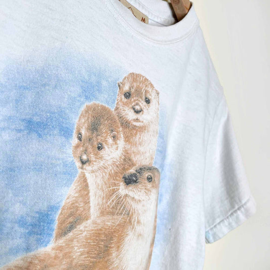 vintage the mountain kids seal tee - size medium