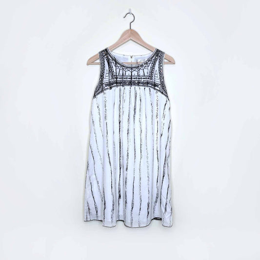 nwt see you soon boho embroidered sun dress - size medium