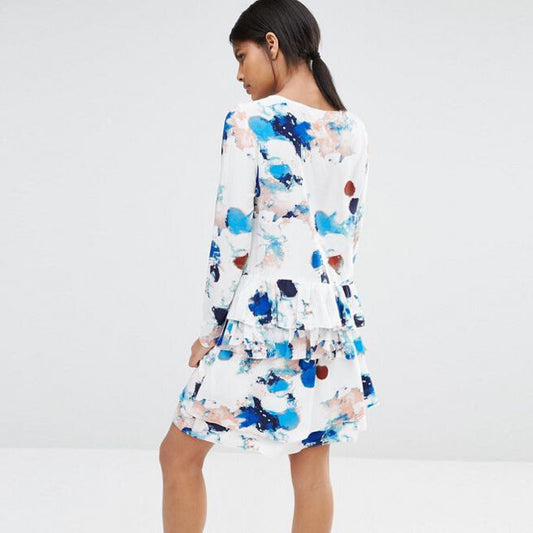 Selected FEMME Jasmin Peplum Top - size 36