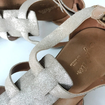 Seychelles gold strappy leather sandal - size 7