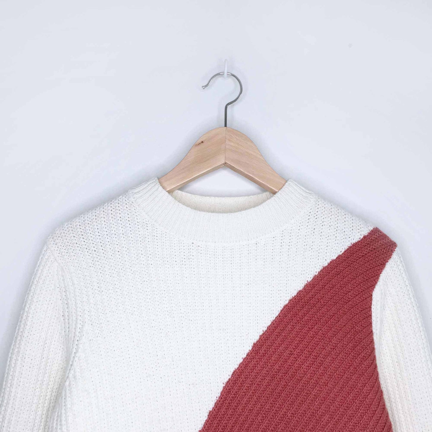 Sézane Orson wool-blend color block jumper - size Medium
