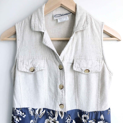 Vintage 90's Chablis shirtdress - size Small