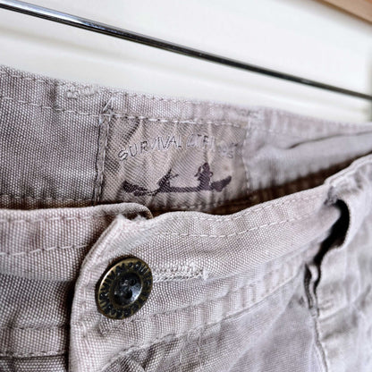 survival outfitters utility cargo shorts - size 34
