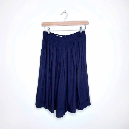 vintage steilmann ultra high rise pleated trouser shorts - size small